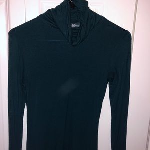 turquoise turtleneck long sleeve